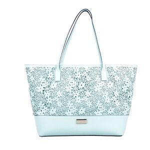 Kate Spade Bradford Court Floral Margareta Tote Handbag in seafoam mint